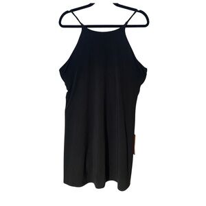Girlfriend Collective Black Halter Mini Dress XXXL NWT